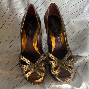 Sergio Rossi leather heels